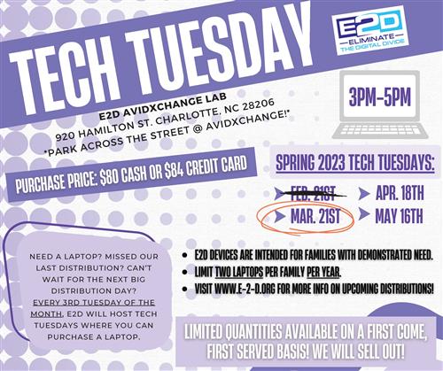  E2D Tech Tuesday